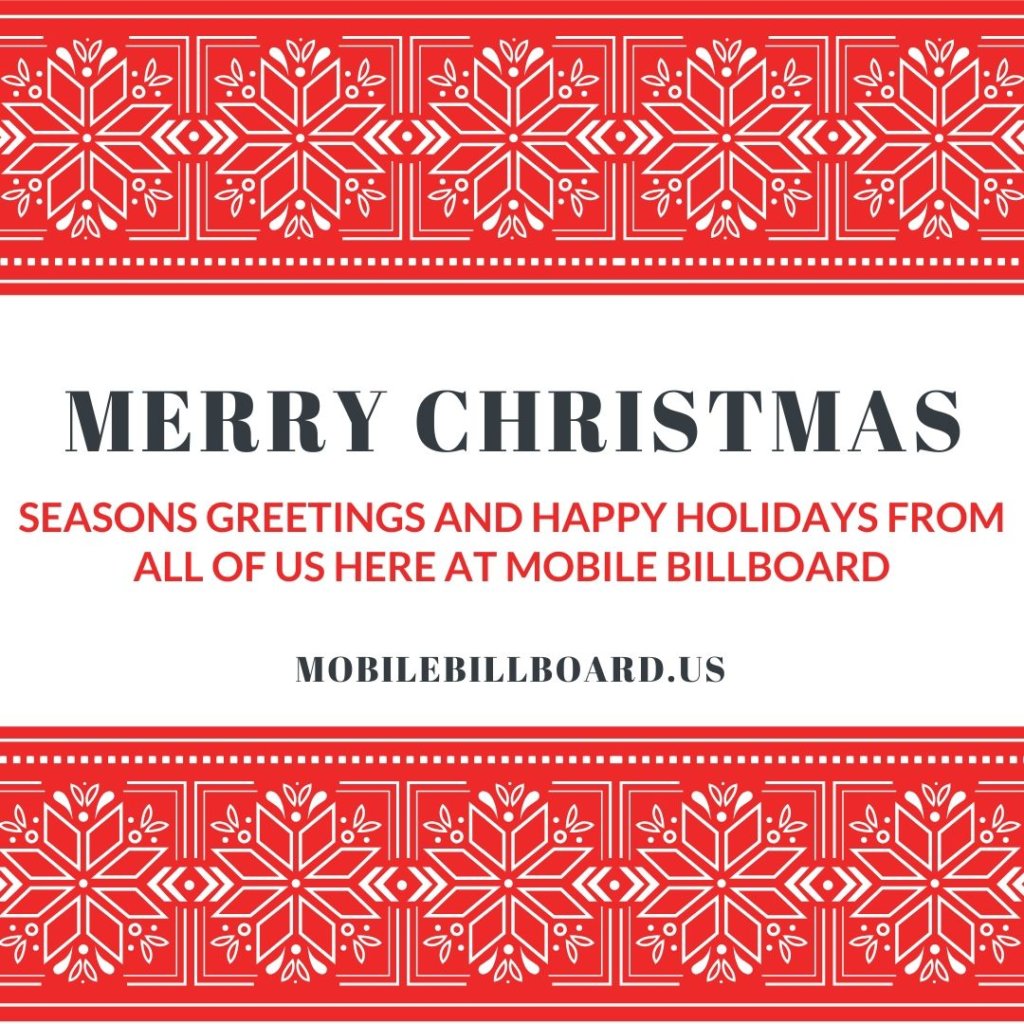 Merry Christmas and Happy Holidays From Mobile Billboard 1024x1024 - Merry XMas And Happy Holidays From Mobile Billboard!