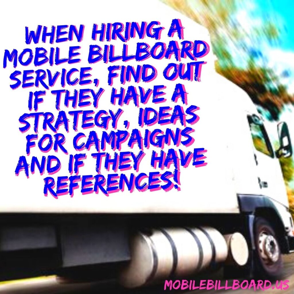 Mobile Billboard Tip 27